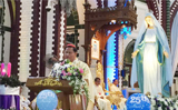 Annual feast of St. Marys cathedral celebrated in yangon, myanmar